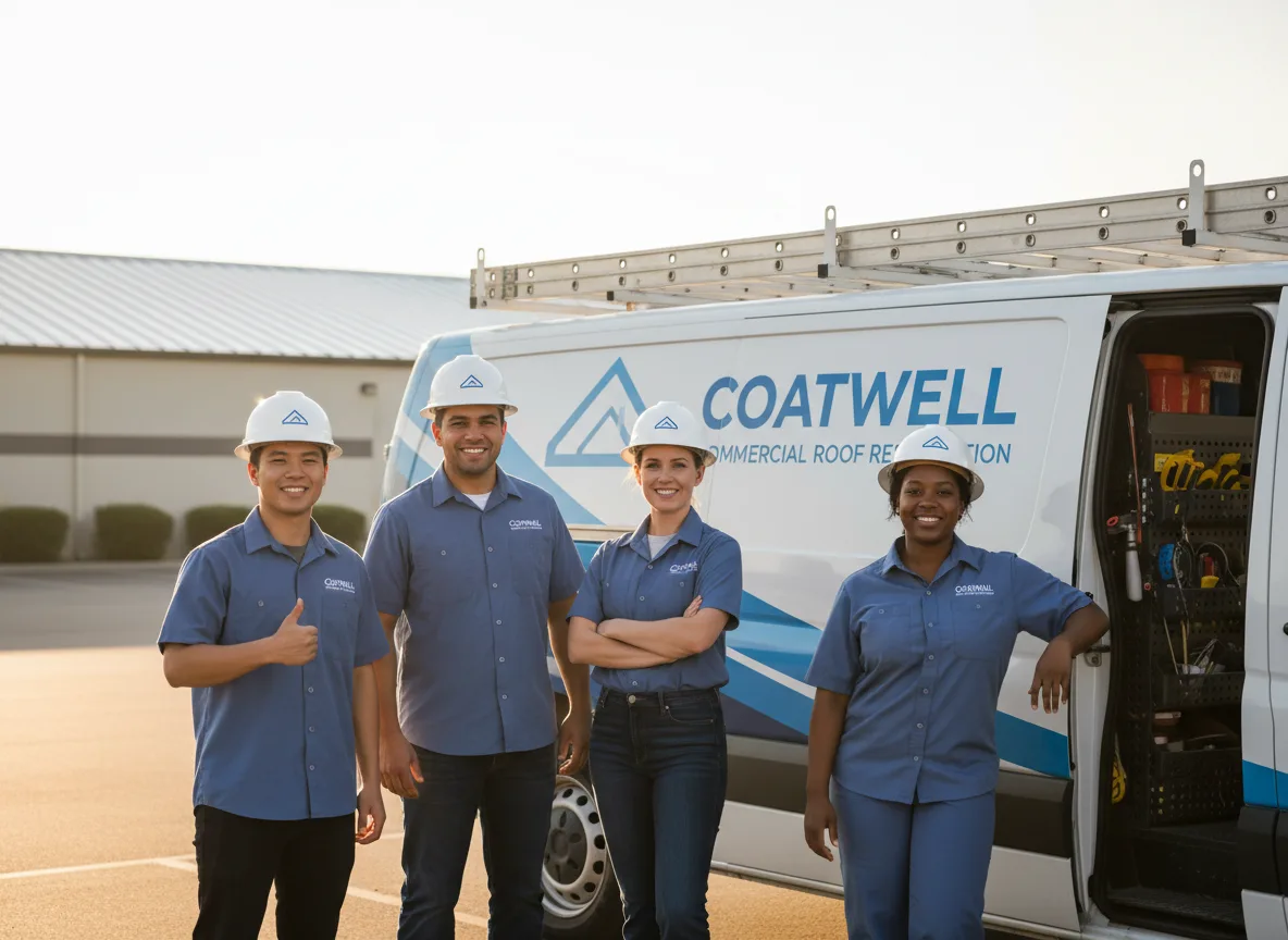 Commercial roof coating company in Fairdealing, MO